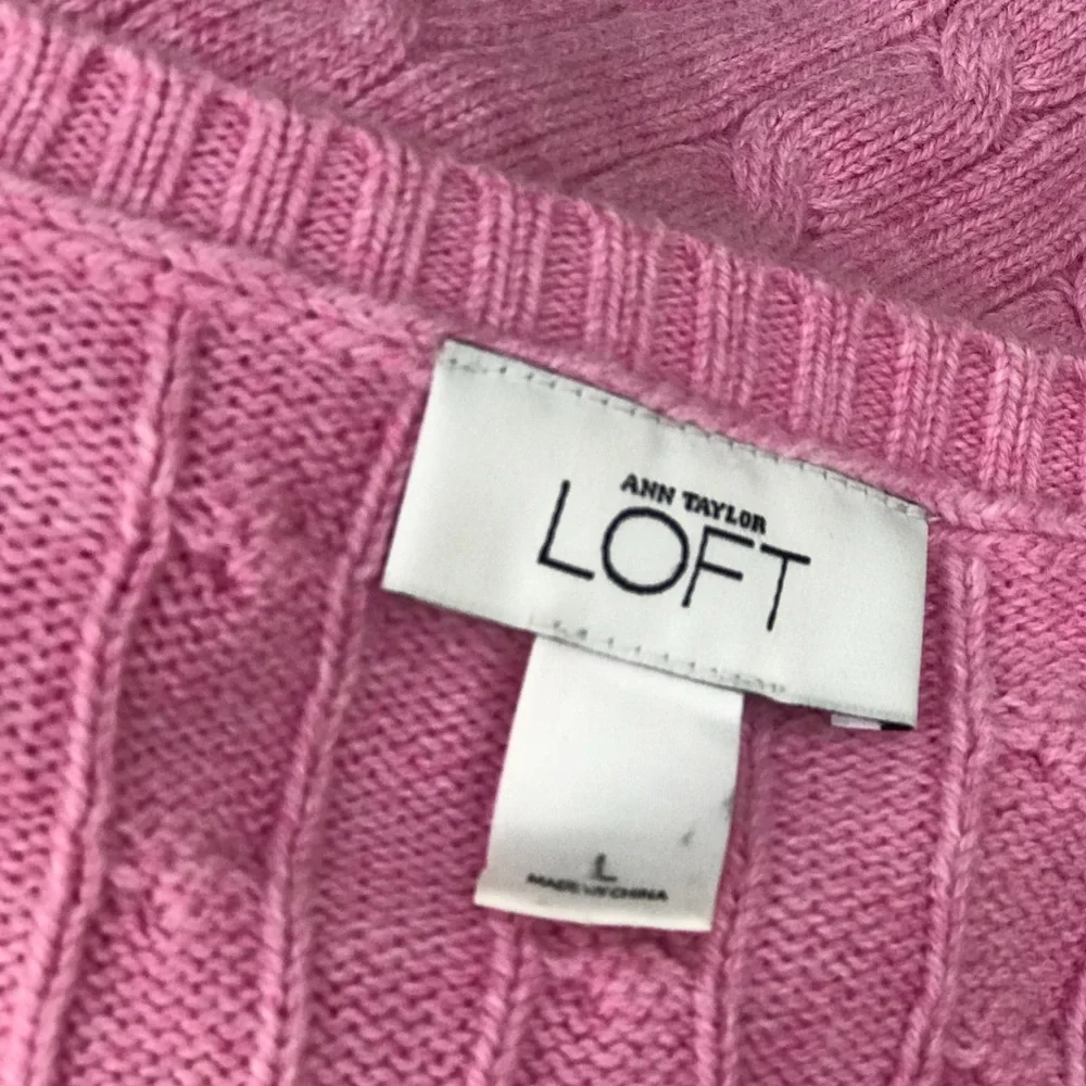 LOFT Pink Sweater - Picture 3 of 3